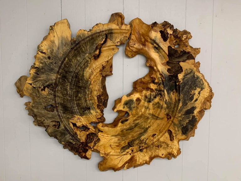 Burn survivor finds solace in wood art
