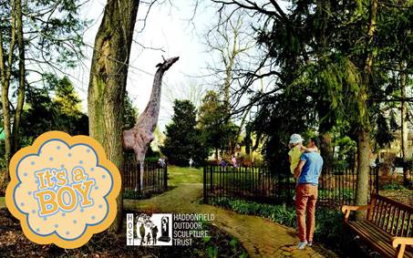 Giraffe sculpture to finally receive his name