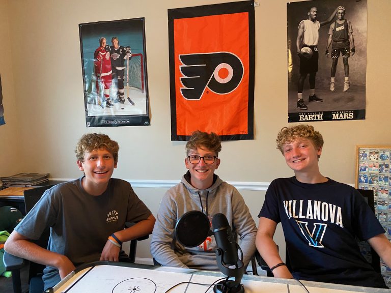 Welcome to the Cave: Teens launch sports podcast