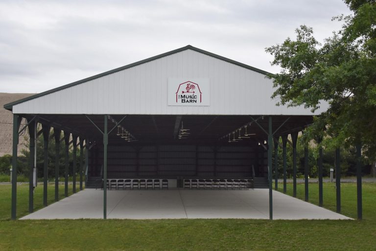 Outdoor venue at GloCo Fairgrounds back in business