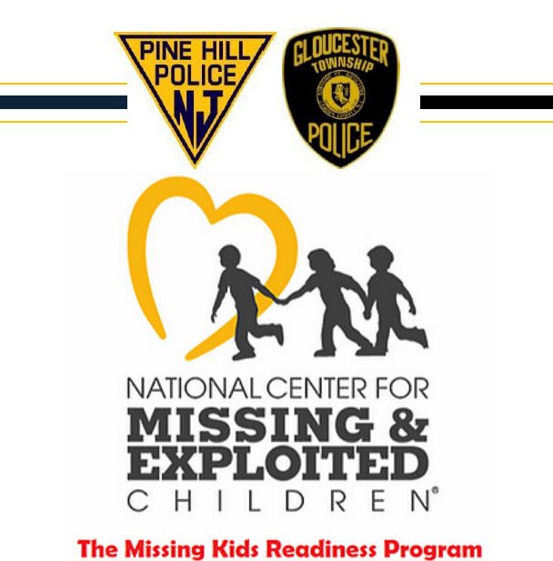 Gloucester Twp Police Department and Pine Hill Police Department renew their membership in premier missing kids readiness program