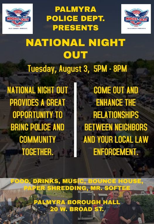 Palmyra set to participate in National Night Out next month