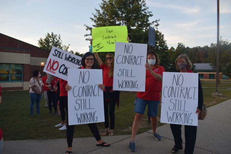 Teacher contract and a resignation discussed at board of ed meeting