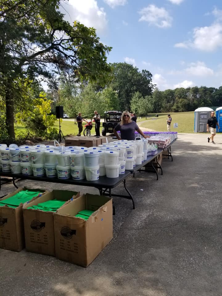 Community storm relief BBQ help families in need after Ida