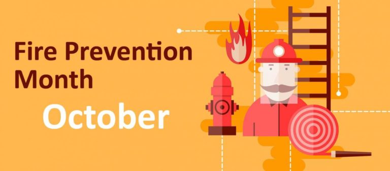 October is Fire Prevention Month: information and tips on fire safety