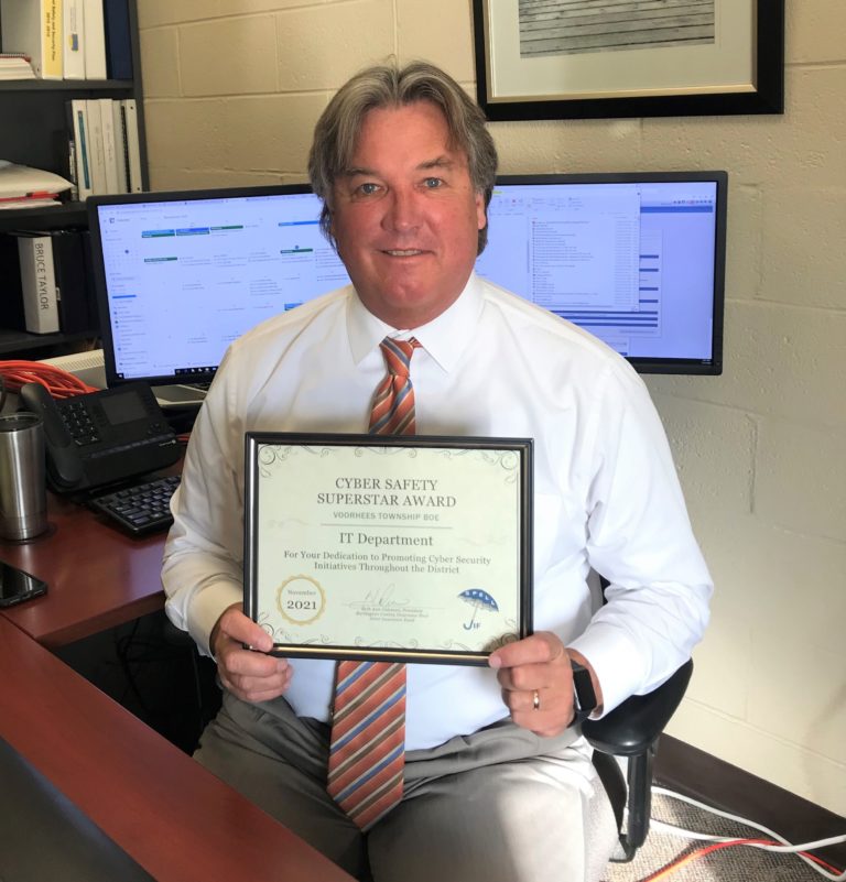 Voorhees Township Board of Education director receives Cyber Safety Super Star Award