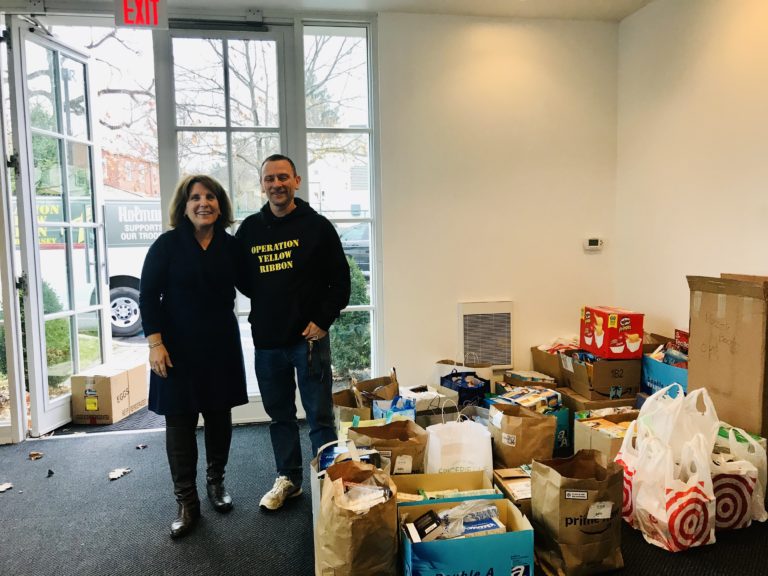 Resident collects donations for Operation Yellow Ribbon