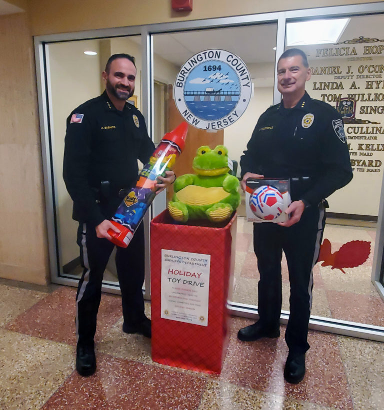 BurlCo Sheriff’s Department kicks off 26th annual Toy Drive