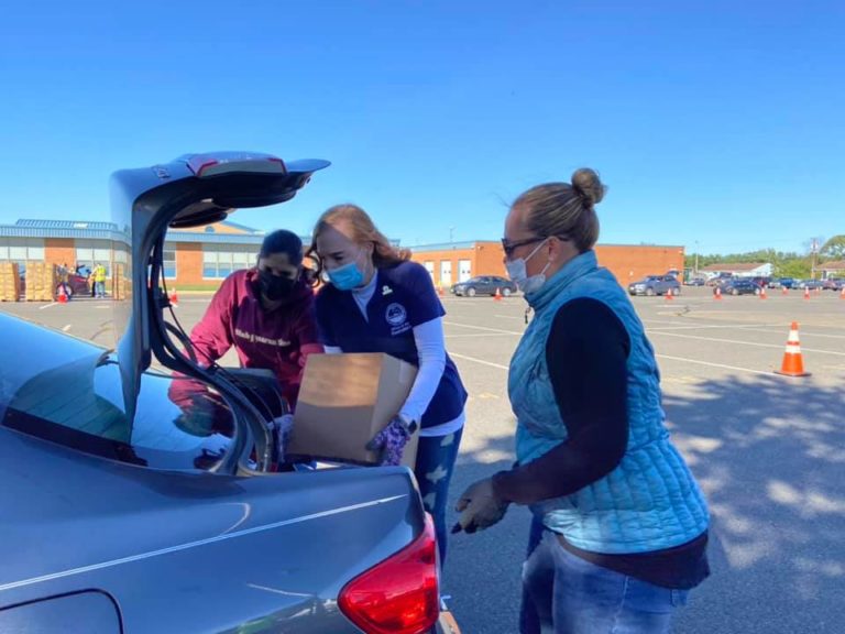Burlington County offers services at food distribution event