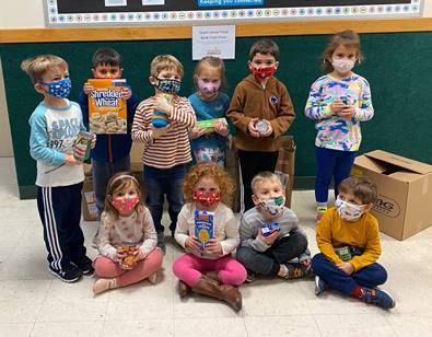 Moorestown’s Chesterbrook Academy Preschool donates items to Food Bank of South Jersey