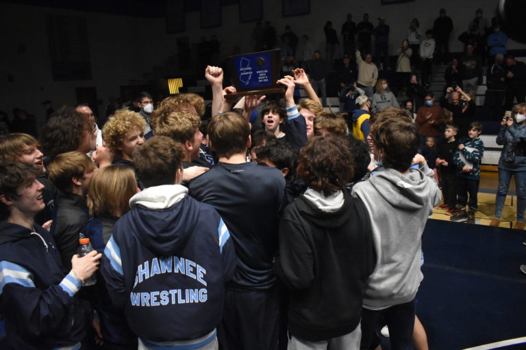 Shawnee wrestling captures first sectional title in program history