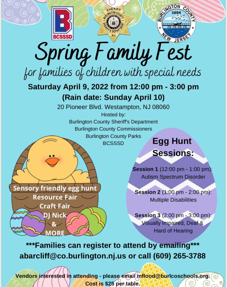 Burlington County hosts Spring Family Fest