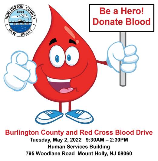 Burlington County and American Red Cross hold blood drive