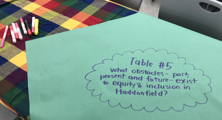 Haddonfield Equity Council hosts first World Cafe