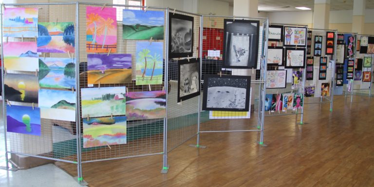 MoorArts and school district hold student art show