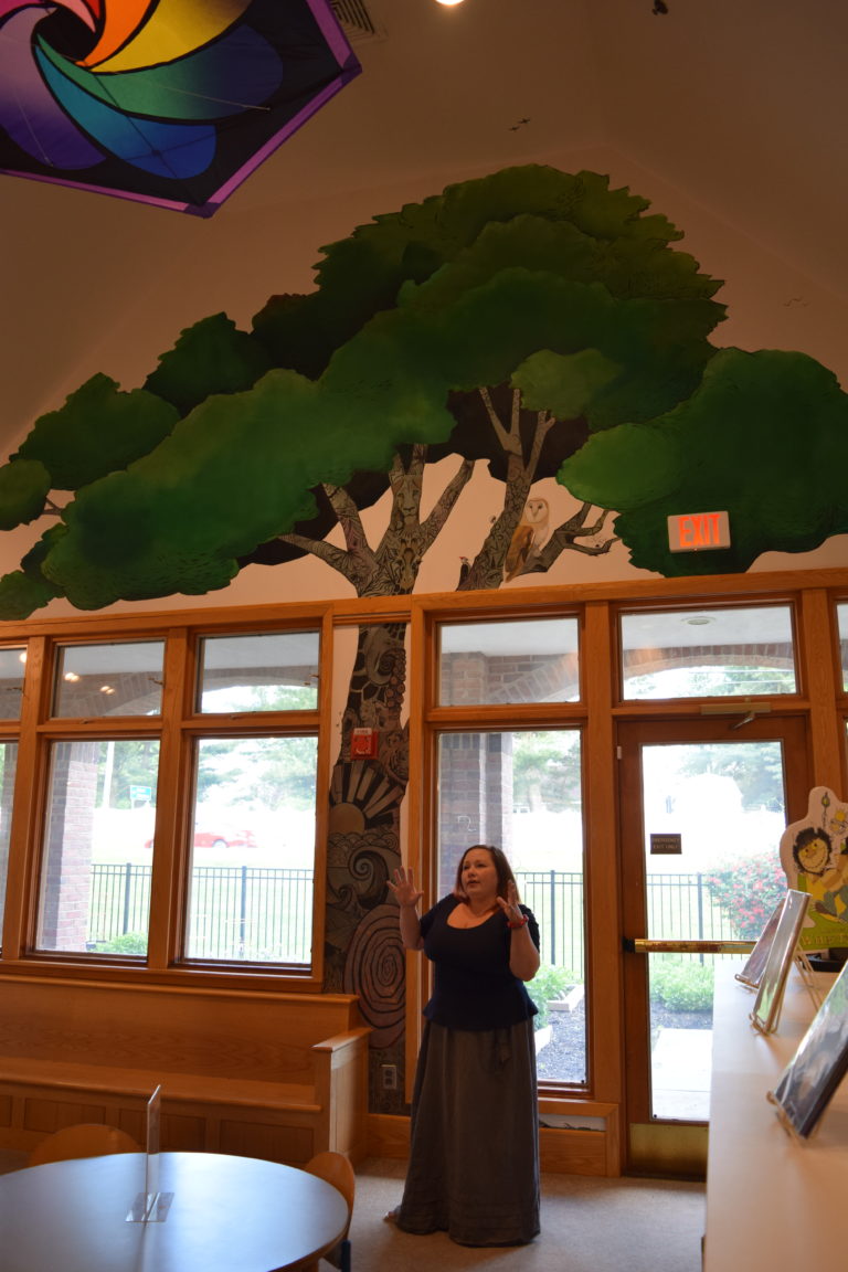Library’s new mural influenced by children