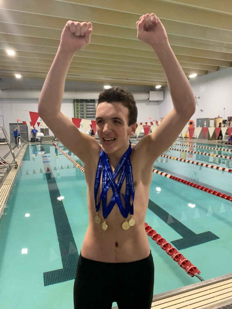 Moorestown swimmer goes for gold