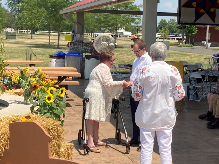 Burlington County Clerk officiates five weddings at county’s farm fair