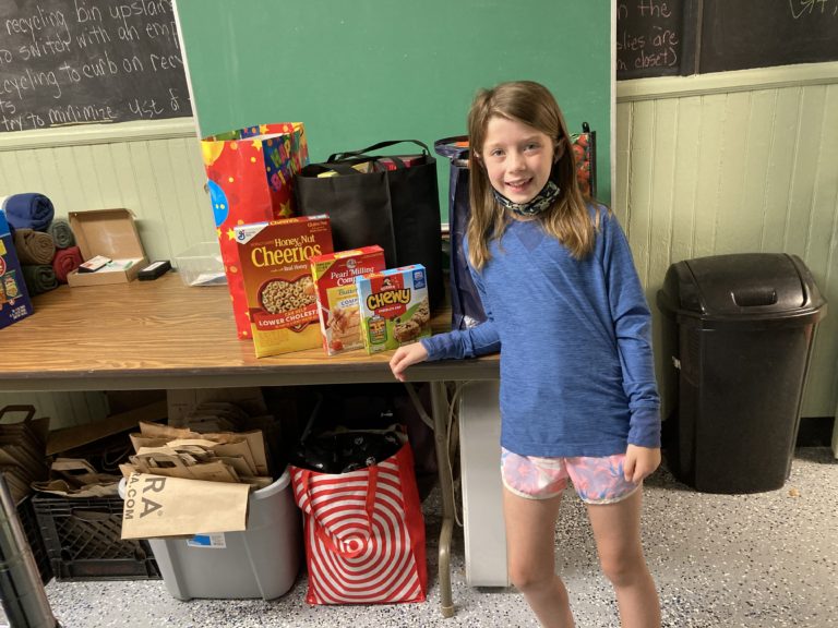 Moorestown student lends helping hand to pantry