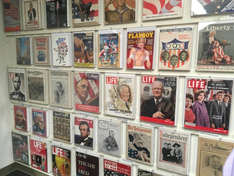 Vintage Magazine display ‘a stroll down memory lane’