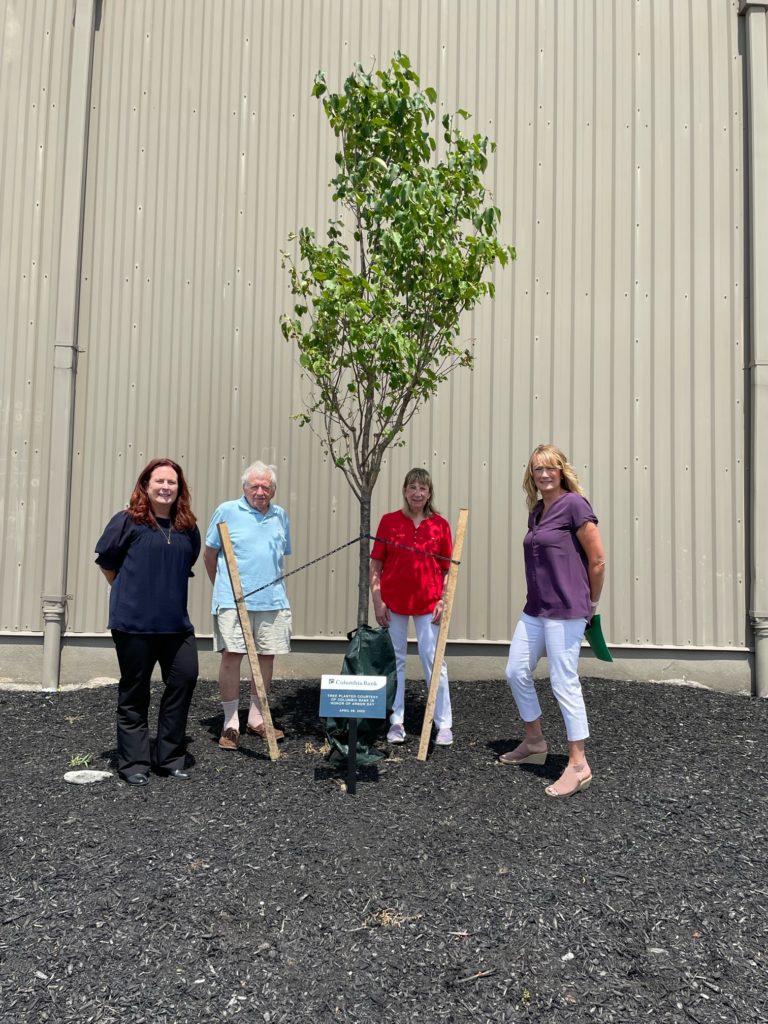 Township receives free tree from Columbia Bank in honor of Arbor Day