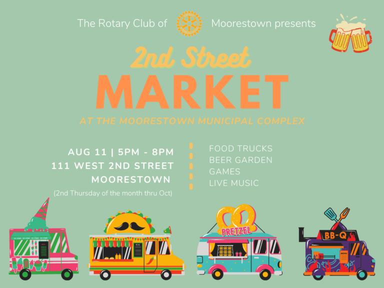 Rotary Club of Moorestown holds 2nd Street Market