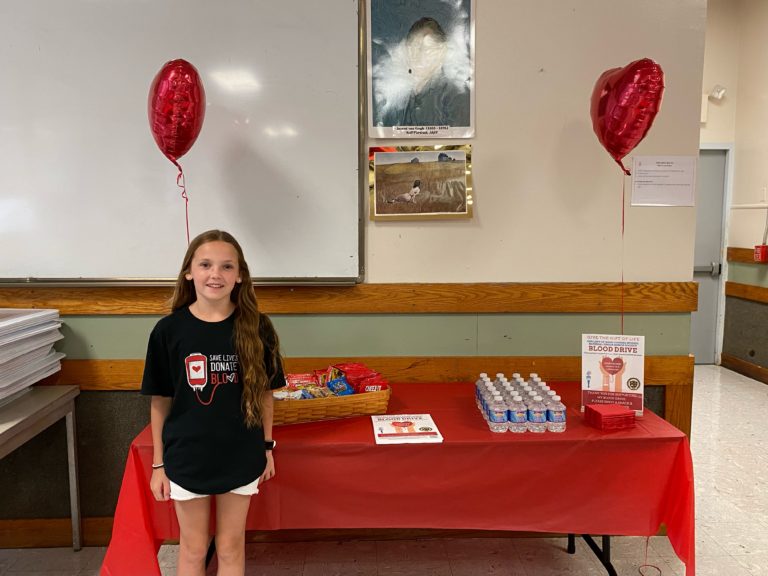 Moorestown student hosts blood drive