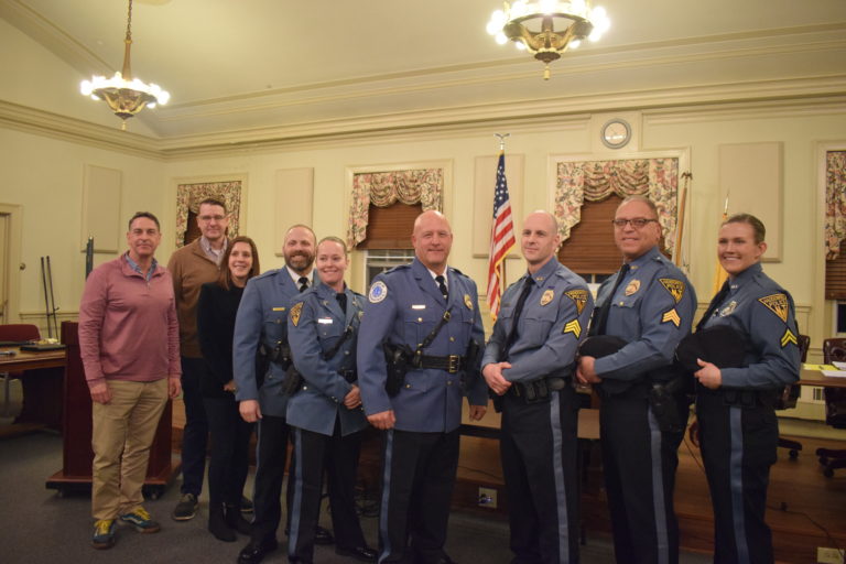 Haddonfield commissioners swear in police officers