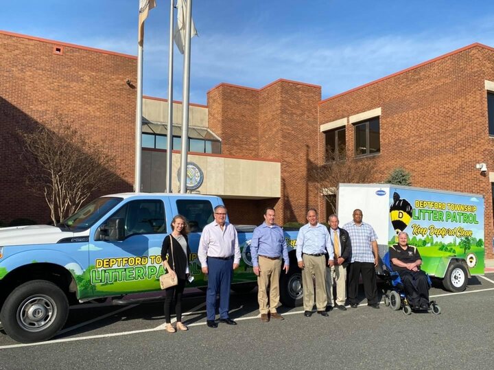 Township employees staff Deptford’s litter patrol