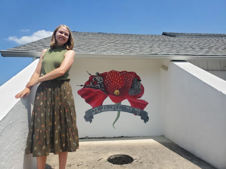 American Legion Post 372 unveils completed student mural