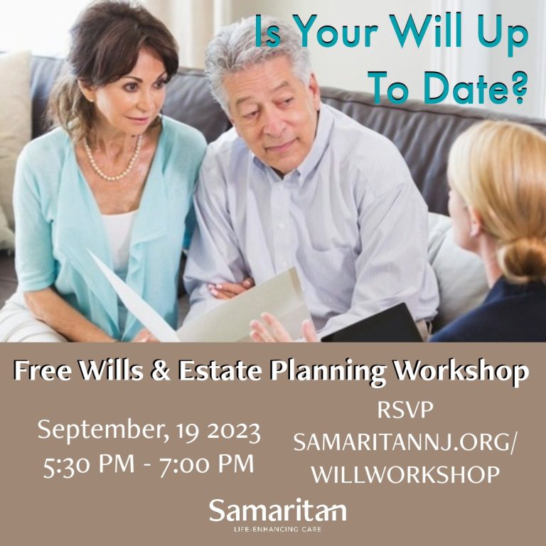 Samaritan offers free wills, estate- planning workshop