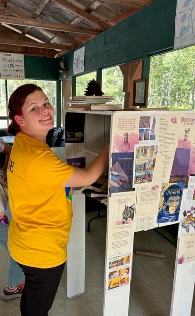 Girl Scout hand-builds library to combat ‘summer slump’