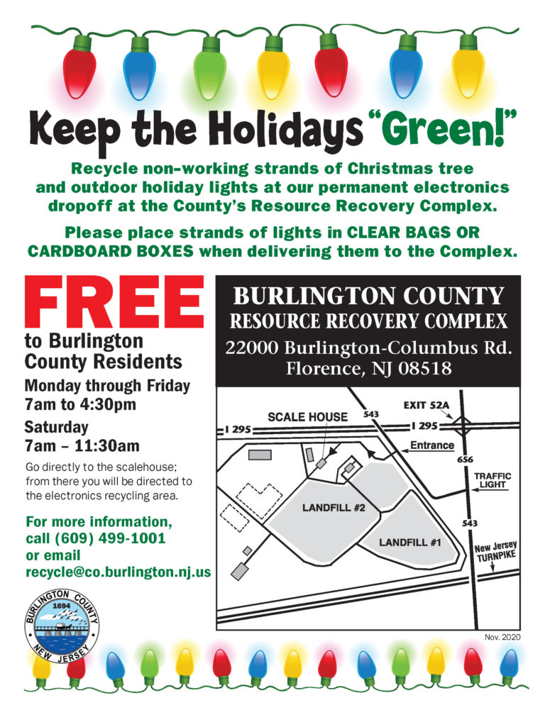 County commissioners encourage residents to bring unwanted holiday lights to resource recovery complex