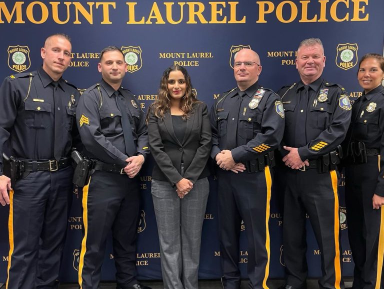 Township recognizes officers – and a contest