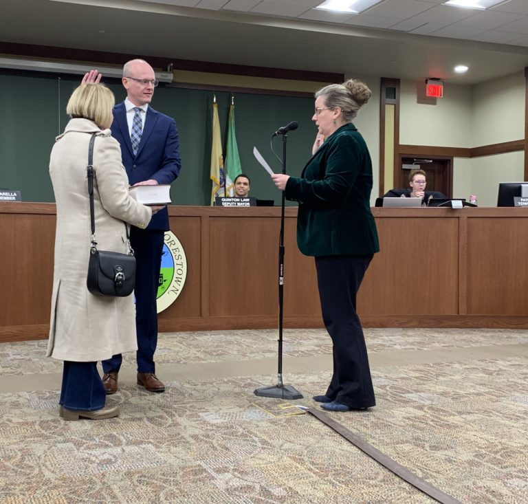 Township council welcomes new member