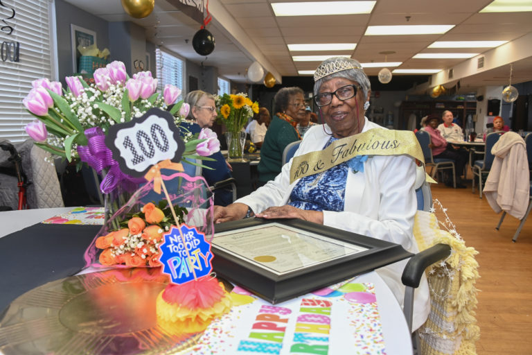 ‘Can you imagine?’ Center marks a regular’s 100th birthday