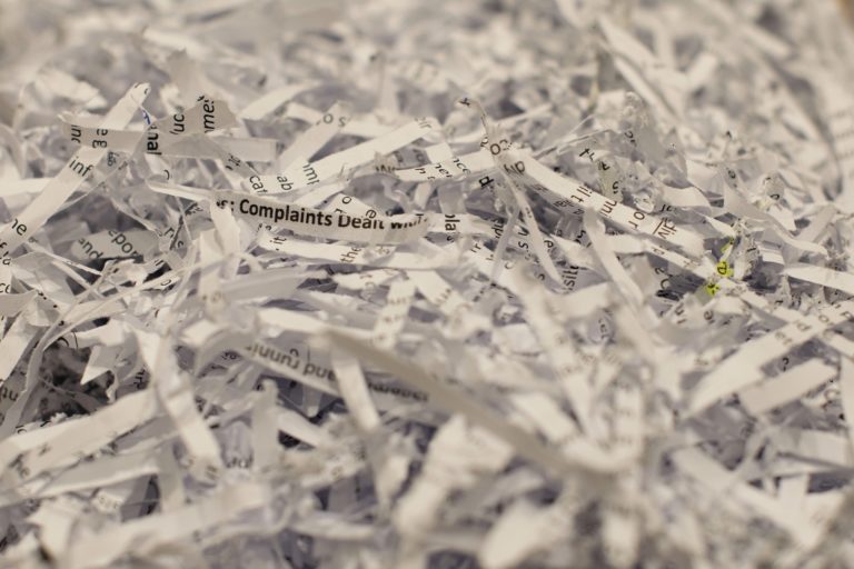 Shred your papers away