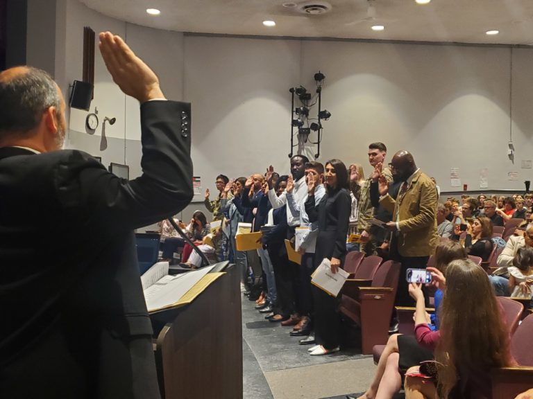 ‘Why this country?’ Haddonfield school hosts naturalization ceremony