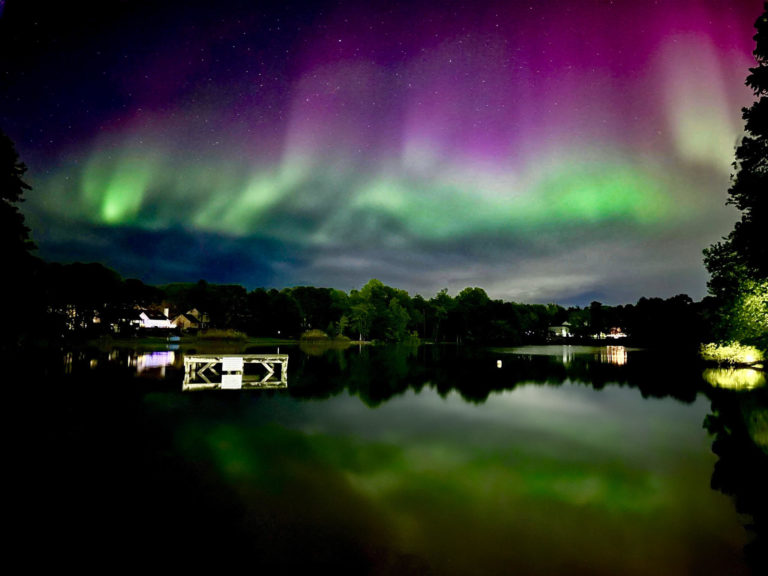 Voorhees resident captures Northern Lights in photo