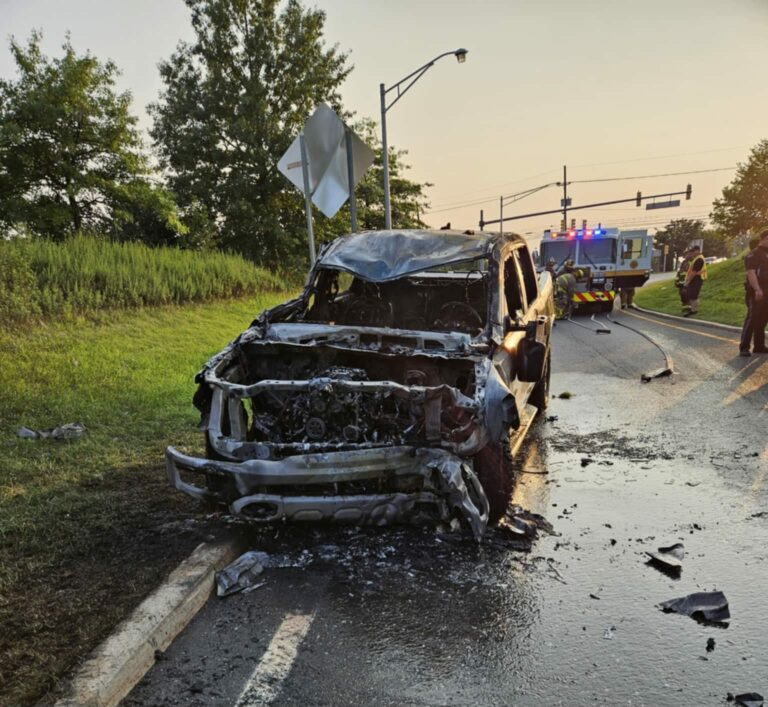 Truck fire