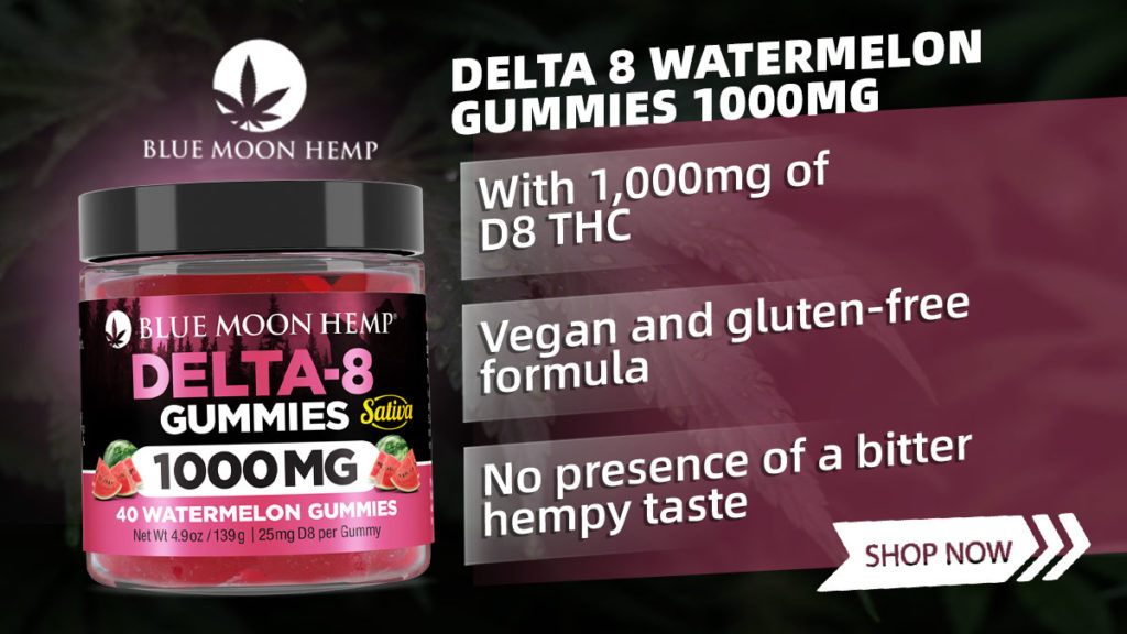 Delta 8 Watermelon Gummies 1000mg