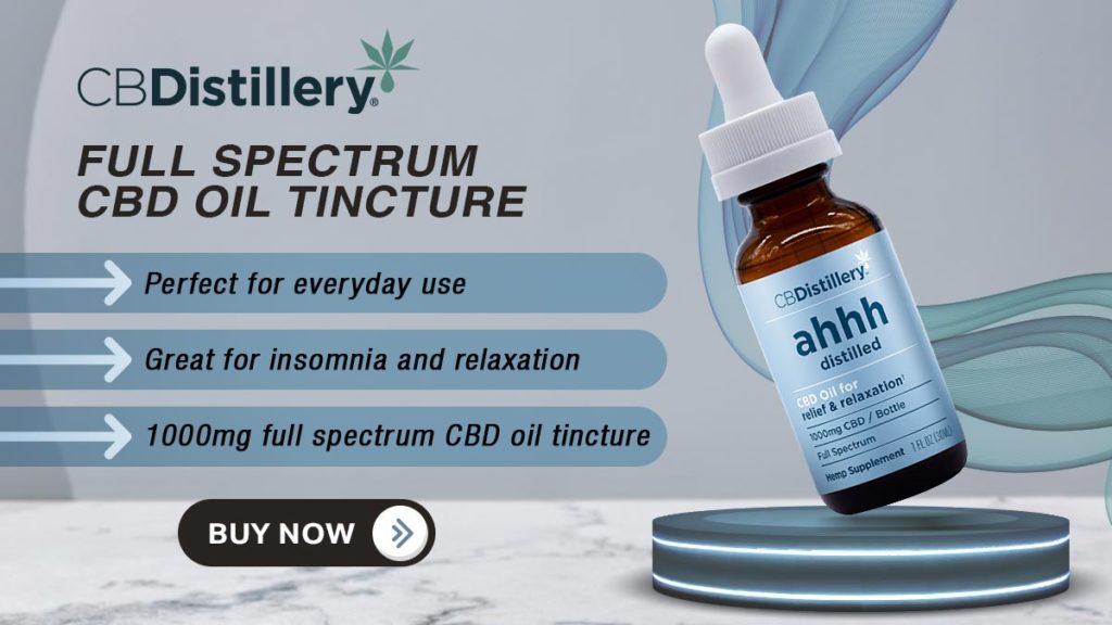 CBDistillery Full Spectrum CBD Oil Tincture