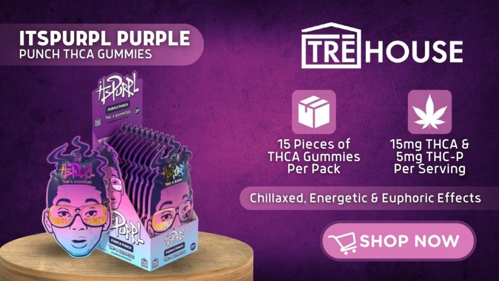 TREhouse ItsPurpl Purple Punch THCA Gummies