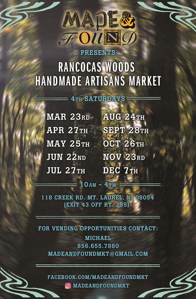 Rancocas Woods Handmade Artisans Market (presented by Made & Found)
