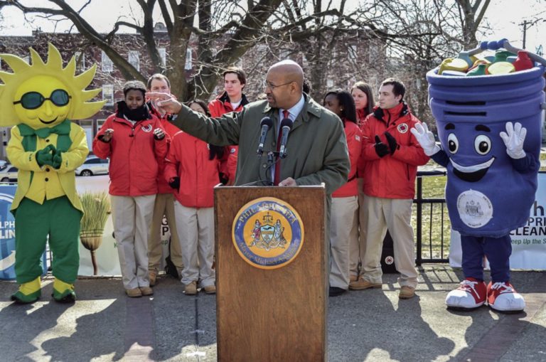 Nutter visits ‘Needle Park’ to announce the fifth annual Spring Cleanup