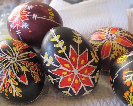 The art of Ukrainian egg decorating