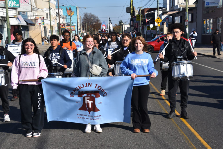 Towne takes part in parade