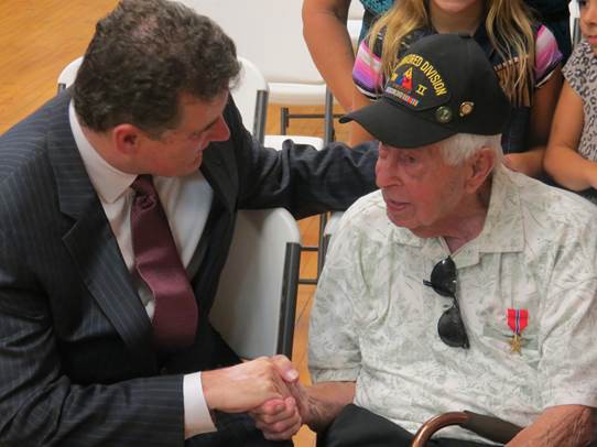 Local veterans receive overdue service medals