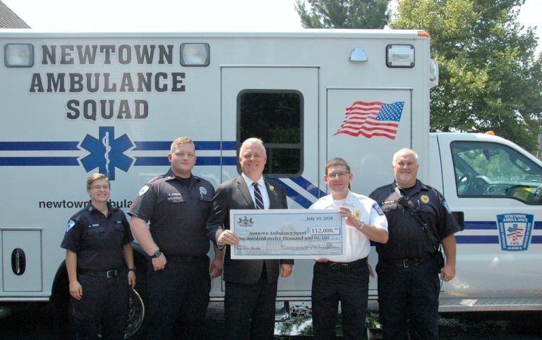 Newtown receives grant for new ambulance