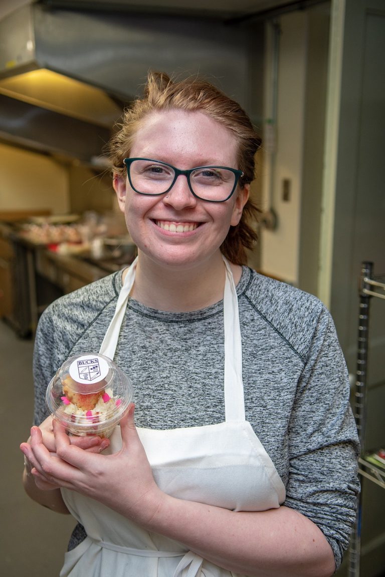 Bucks pastry student creates sweet treats for those in need